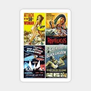 50s Sci-fi Poster Art Magnet
