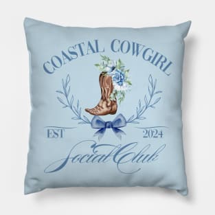 Coastal Cowgirl Social Club Pillow
