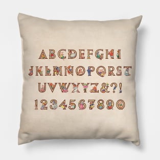 Children's Nursery - Alphabet and Numbers Pillow