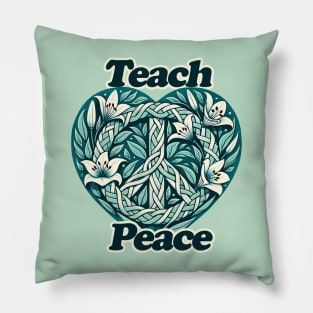 Teach Peace Pillow