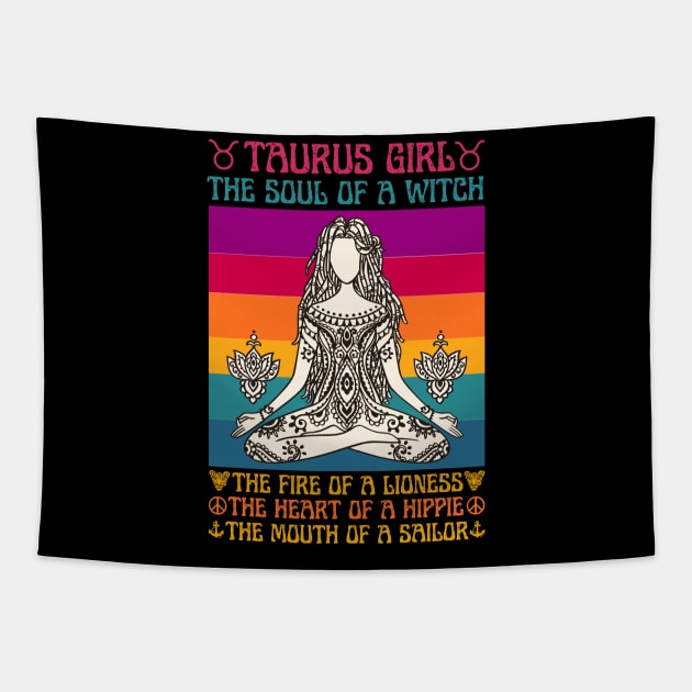 Taurus Girl Facts Taurus Girl Astrology Sign Tapestry by JustBeSatisfied