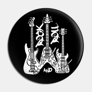 Rock and roll, electric guitars, music lover. Pin