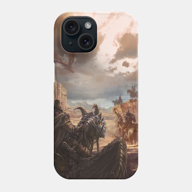 Spellslinger: Legends of the Wild, Weird West, A Weird Western Fantasy Phone Case by Joseph J Bailey Author Designs