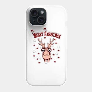 Merry Christmas Reindeer Phone Case