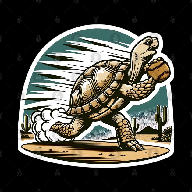 Baseball Player desert turtle by TaansCreation 