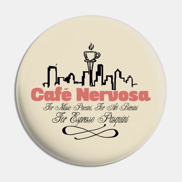 Cafe Nervosa Pin by darklordpug