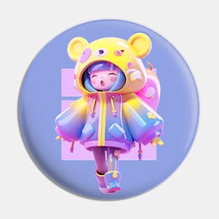 AKBLM - KAWAII 可愛い STYLE ❤ GIRL 女 | CUTE 3D JAPAN ANIME STYLE GIRL Pin