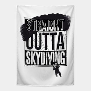 Skydiver Quotes Retro Funny Skydiving Vintage Tapestry