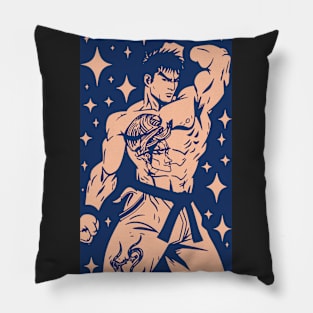 charming pose of main character of anime Pillow