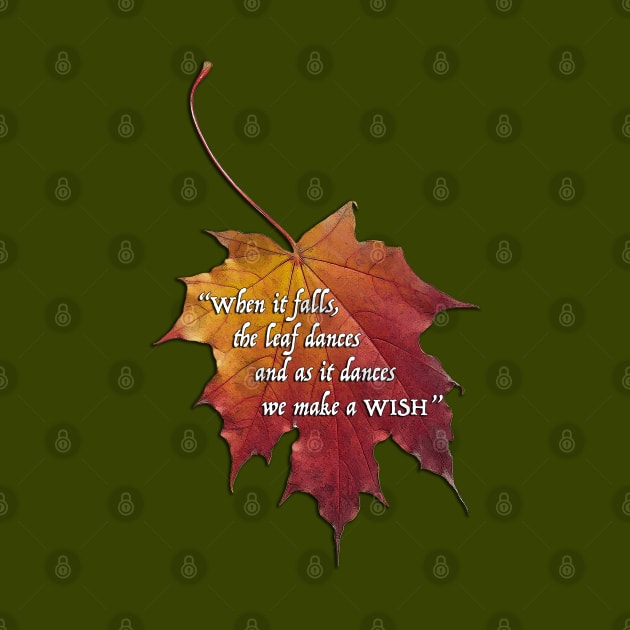 Autumn leaf - To make a wish by RiverPhildon