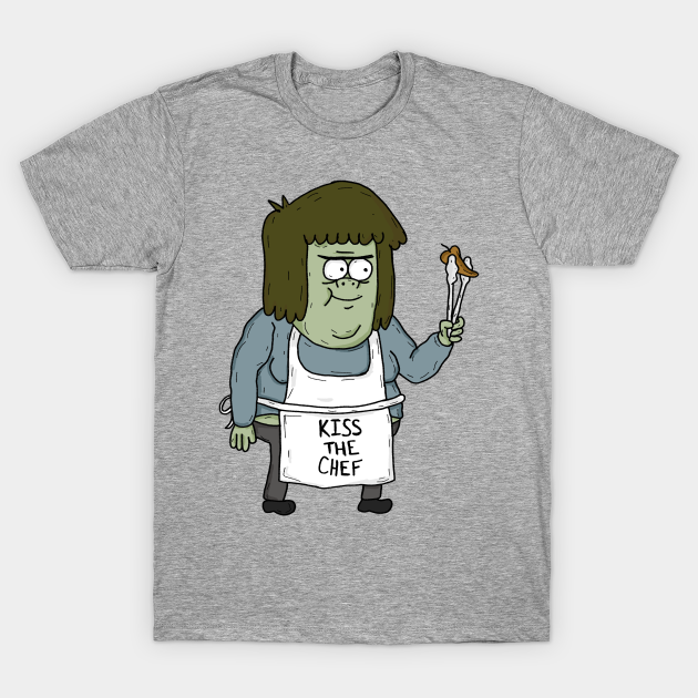 Kiss the Chef Muscle Man - Regular Show 