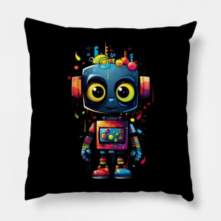 Robot - Dotty Pillow