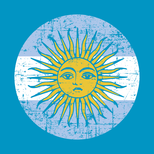 Argentina Flag - grunge by verde