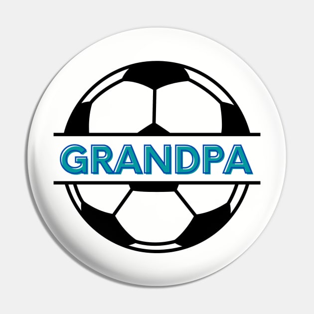 Soccer Grandpa Pin by Sport-tees by Marino's