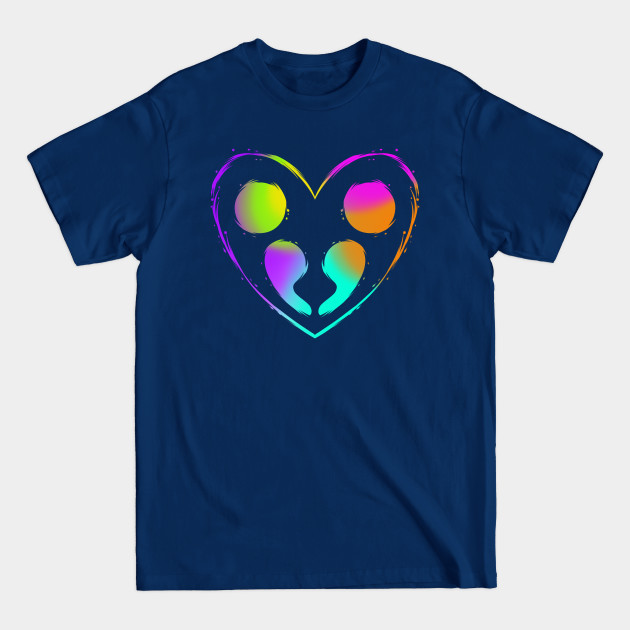 Discover Colorful Double Semicolon Heart Mental Health Awareness - Awareness - T-Shirt