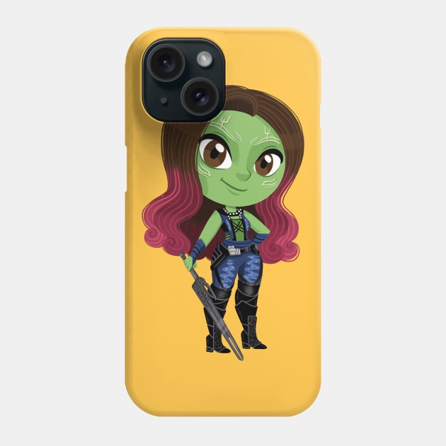 Gamora Phone Case by InesBarrosArt