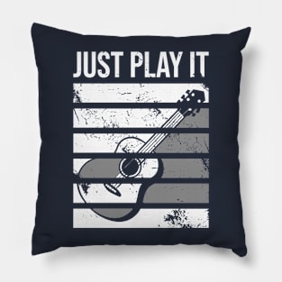 Just play it // Guitar Lover Pillow