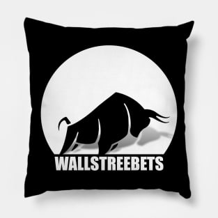 Reddit Wallstreetbets WSB - Stonks To The Moon Tendies Pillow