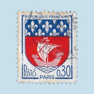 Vintage 1983 Stamp from France T-Shirt