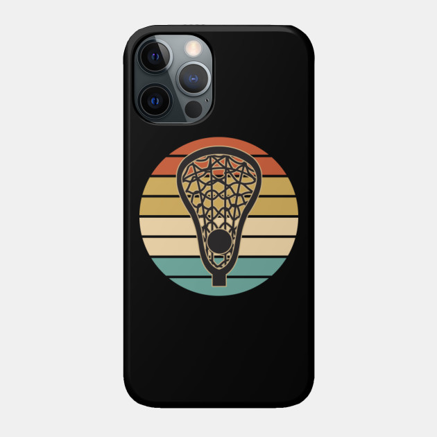 Lacrosse Gift Retro Sunset - Lacrosse - Phone Case