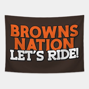 Browns Nation, Let's Ride! Tapestry