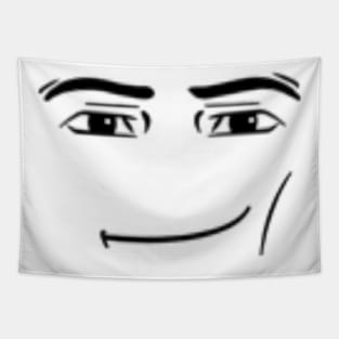 Roblox Man Face Meme Tapestry