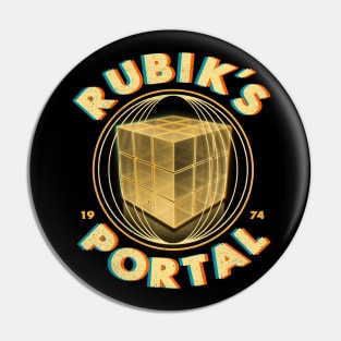 Rubiks Portal Pin