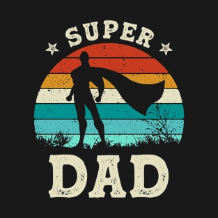 Super Papa Dad Hero Father's Day T-Shirt