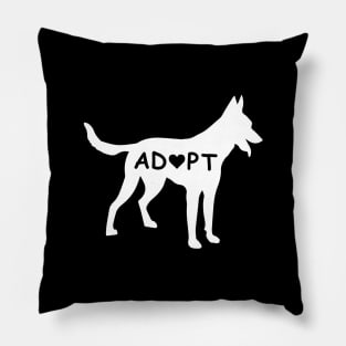 Adopt Dogs Pillow