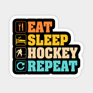 Eat Sleep Hockey Repeat Magnet
