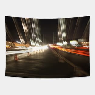 city lights Tapestry