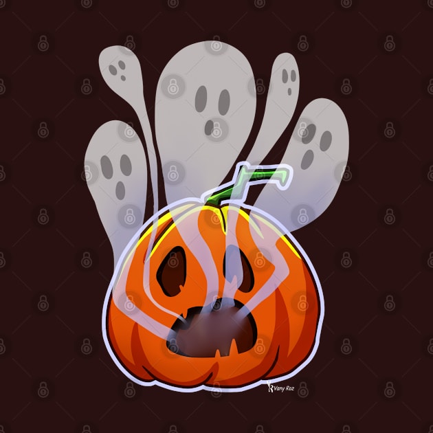 Ghostly Pumpkin - Halloween by vanyroz