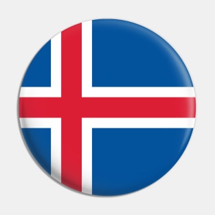 Flag of Iceland Pin