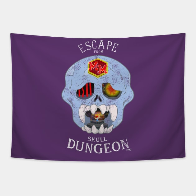 Mighty Max Escape from Skull Dungeon - Faded Tapestry by TheGreatJery