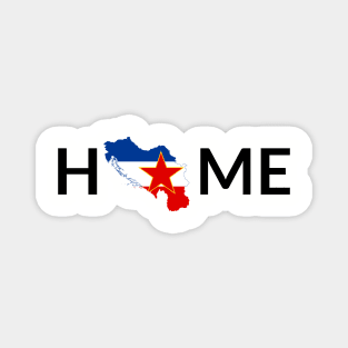 Yugoslavia home Magnet