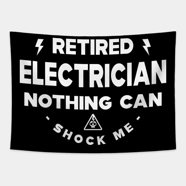 Electrician - Retired electrician nothing can shock me Tapestry by KC Happy Shop