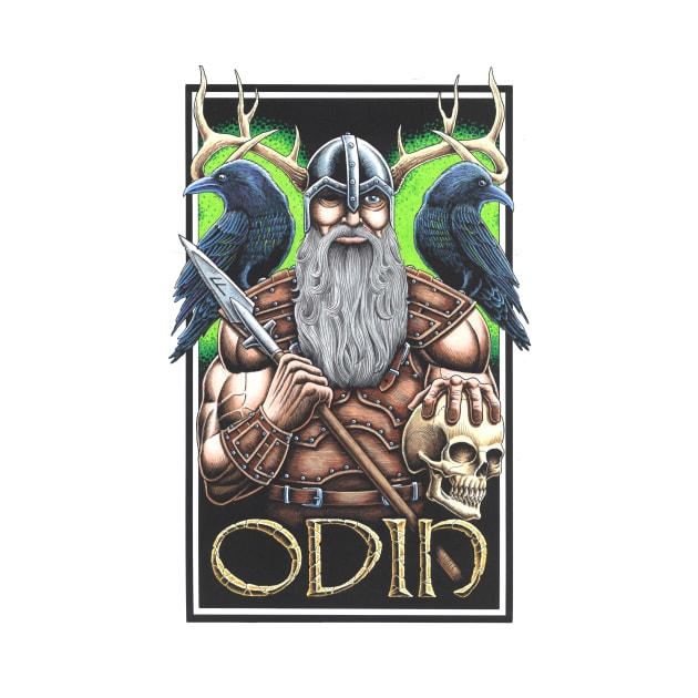 Odin-the Allfather-color no border by Stolencheese