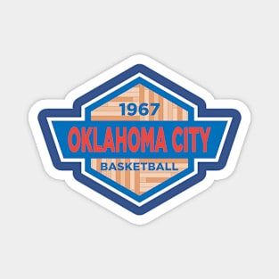 Oklahoma City Thunder Basketball Magnet