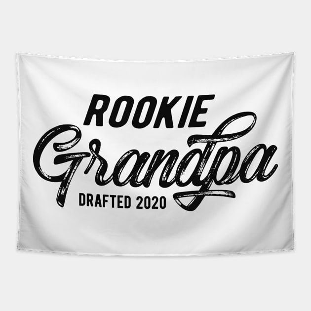 New Grandpa - Rookie grandpa drafted 2020 Tapestry by KC Happy Shop