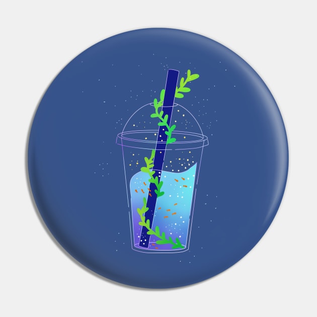 Bubble tea aquarium Pin by THESOLOBOYY