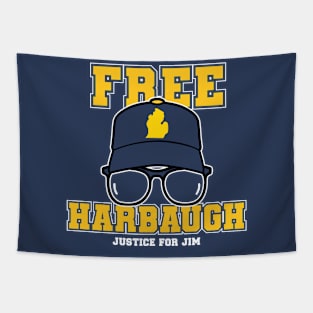 Free Harbaugh Funny Tapestry