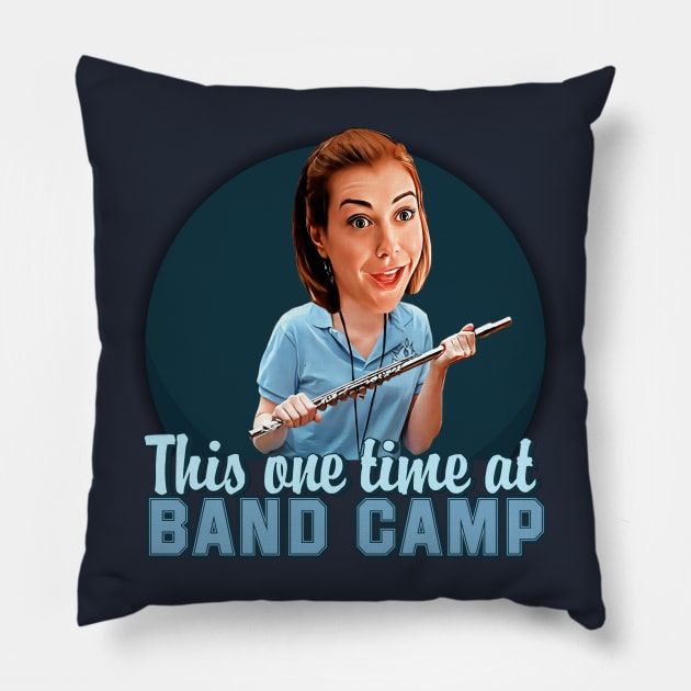 American Pie - Band Camp Pillow by Indecent Designs