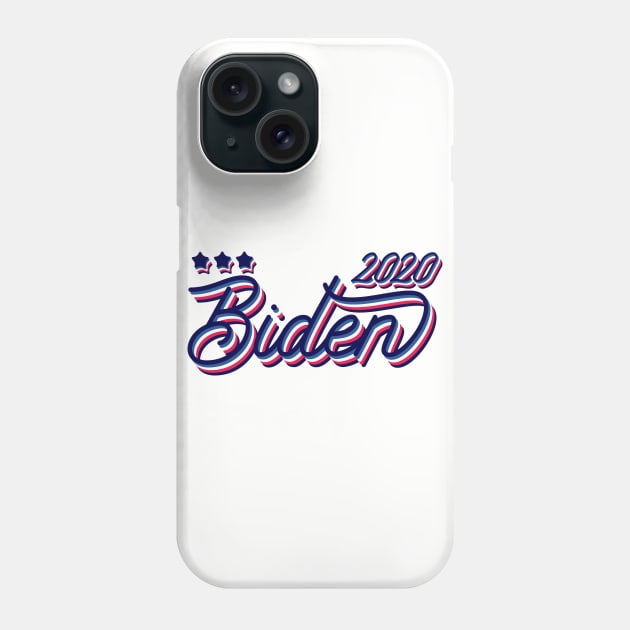 Joe Biden 2020, Presidential Candidate - cool red white and blue vintage style. Phone Case by YourGoods