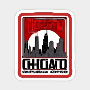 chicago sticker Magnet