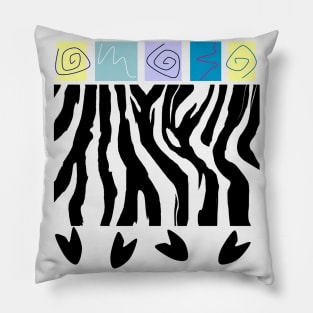 Zebra pastels Pillow