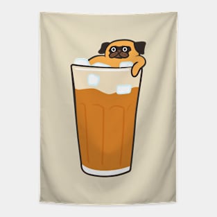 Pug Thai Tea Tapestry