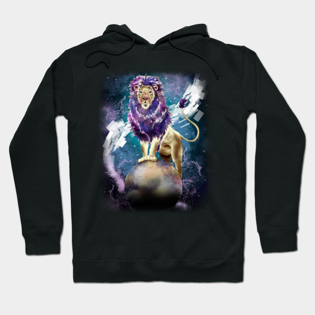 Galaxy Space Lion Lion Hoodie Teepublic