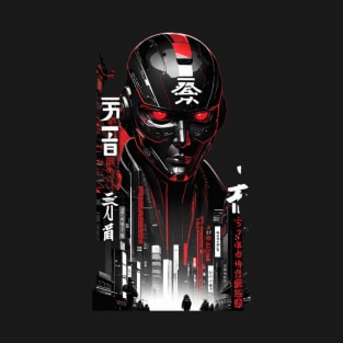 Japanese Style Futuristic - Robotic Cyber T-Shirt