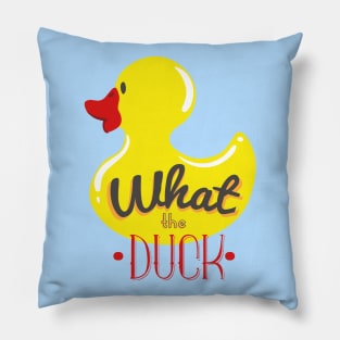 Funny Duck Saying Pillow