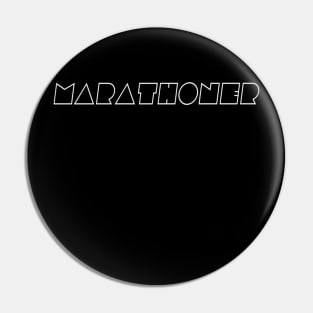 Marathoner | 26.2 Miles | Marathon | Gifts for Runners Pin